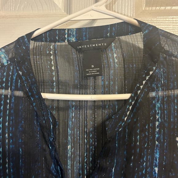 Navy blue blouse - Picture 2 of 2